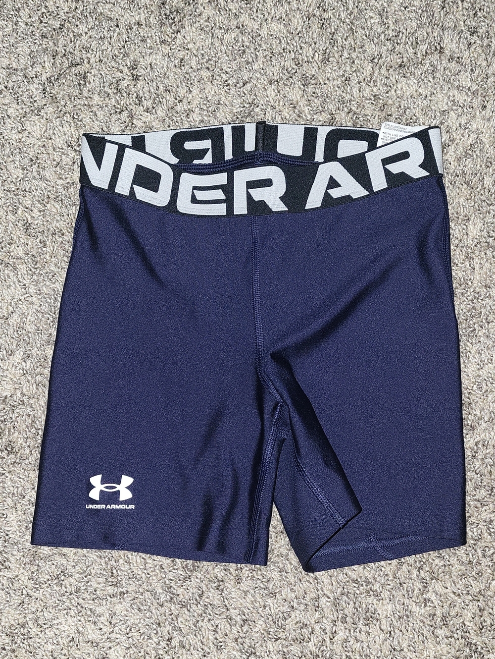 Under Armour Navy Blue Performance Compression Shorts